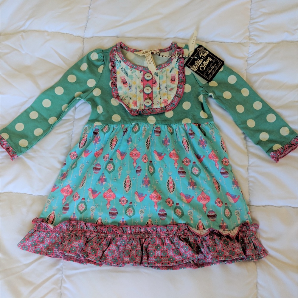 Matilda Jane Stained Glass Holiday Christmas Dress